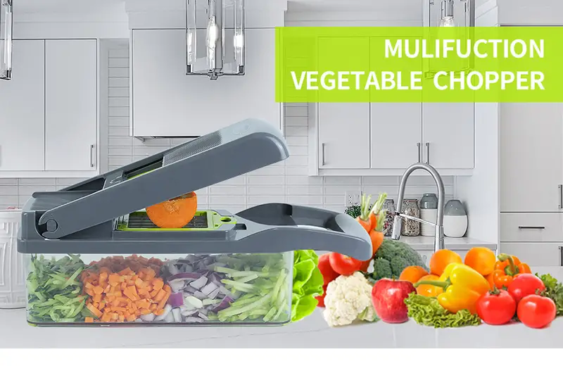 1pc Multi-functional Vegetable Chopper, Jelly Diced Cutter, Slicer, Cucumber  Slicer
