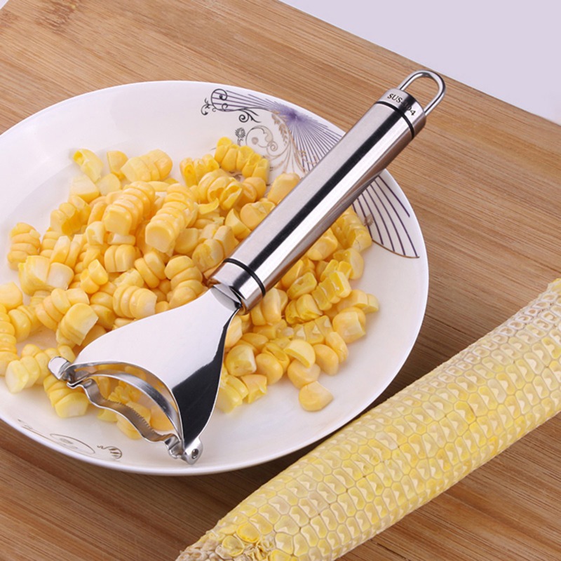 DailySale 2-Pack: Corn Peeler Corn Planer Thresher Stainless Steel