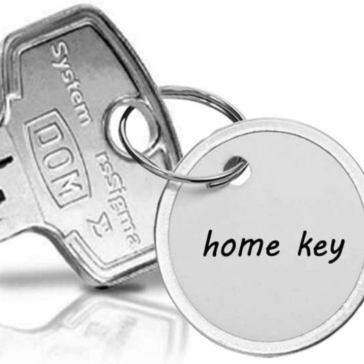 Etiquettes clés - Etiquettes clés - Porte-clés - Porte-clés - Blanc - 50  pcs