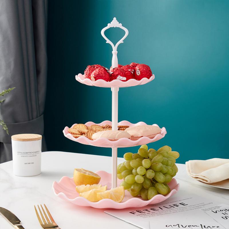 3 Tier Cupcake Stand Plastic Cookie Dessert Tower - Wedding Baby Shower Birthday