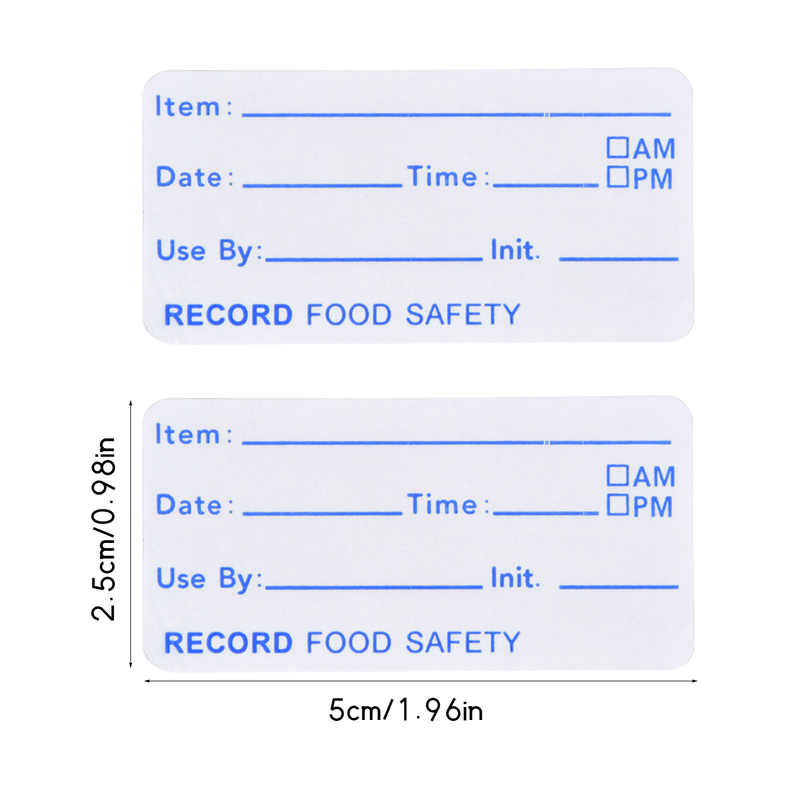 500pcs Dissolvable Food Storage Labels for Shelf Life