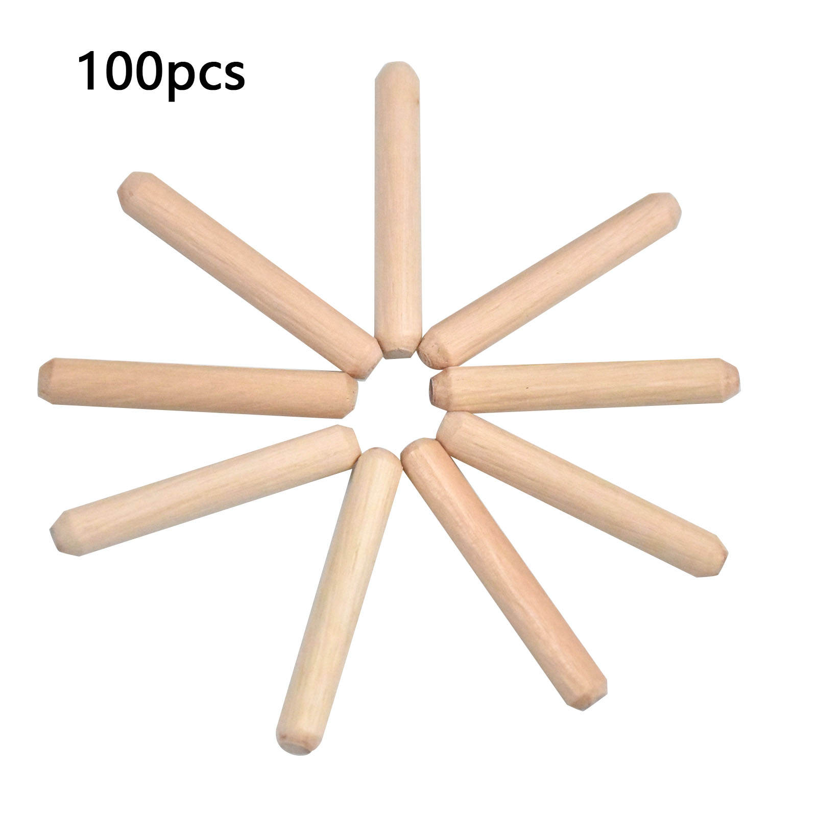 Wooden Dowel Rods 6 inch - 3/16 Hardwood Dowels Wood - Craft Dowels for  Woodwork