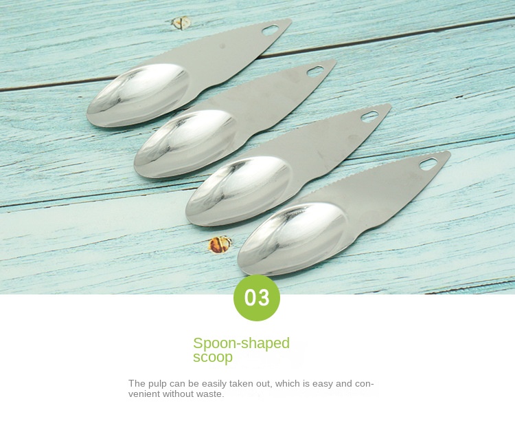 Stainless Steel Kiwifruit Cut Spoon Serrated Blade Peeling Dig Spoon Kiwi  Knife For Home Kitchen Metal Kiwi Knife Fruit Tool - AliExpress