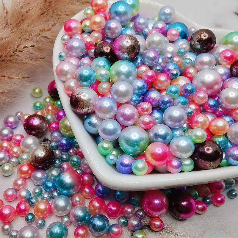 Round Iridescent Beads, Clear Mermaid Beads, Acrylic, 8mm - 40 pieces –  Paper Dog Supply Co