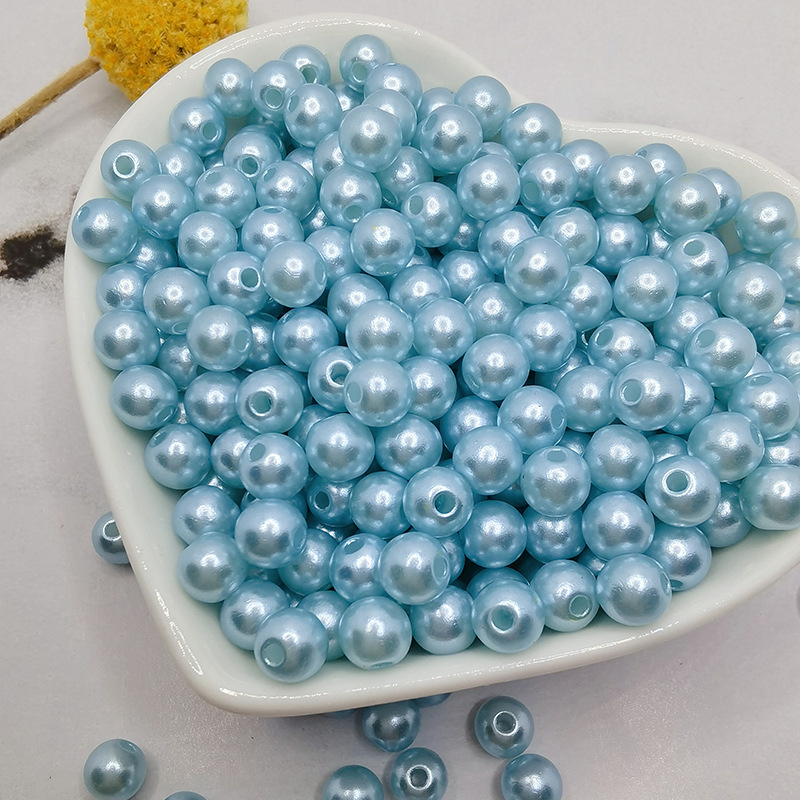 Resin Round Imitation Beads AB Colors 6 8 10mm 50g With Hole Loose Craft  Pearls For Sew On Clothes Bags Shoes Backpack Supplies - AliExpress