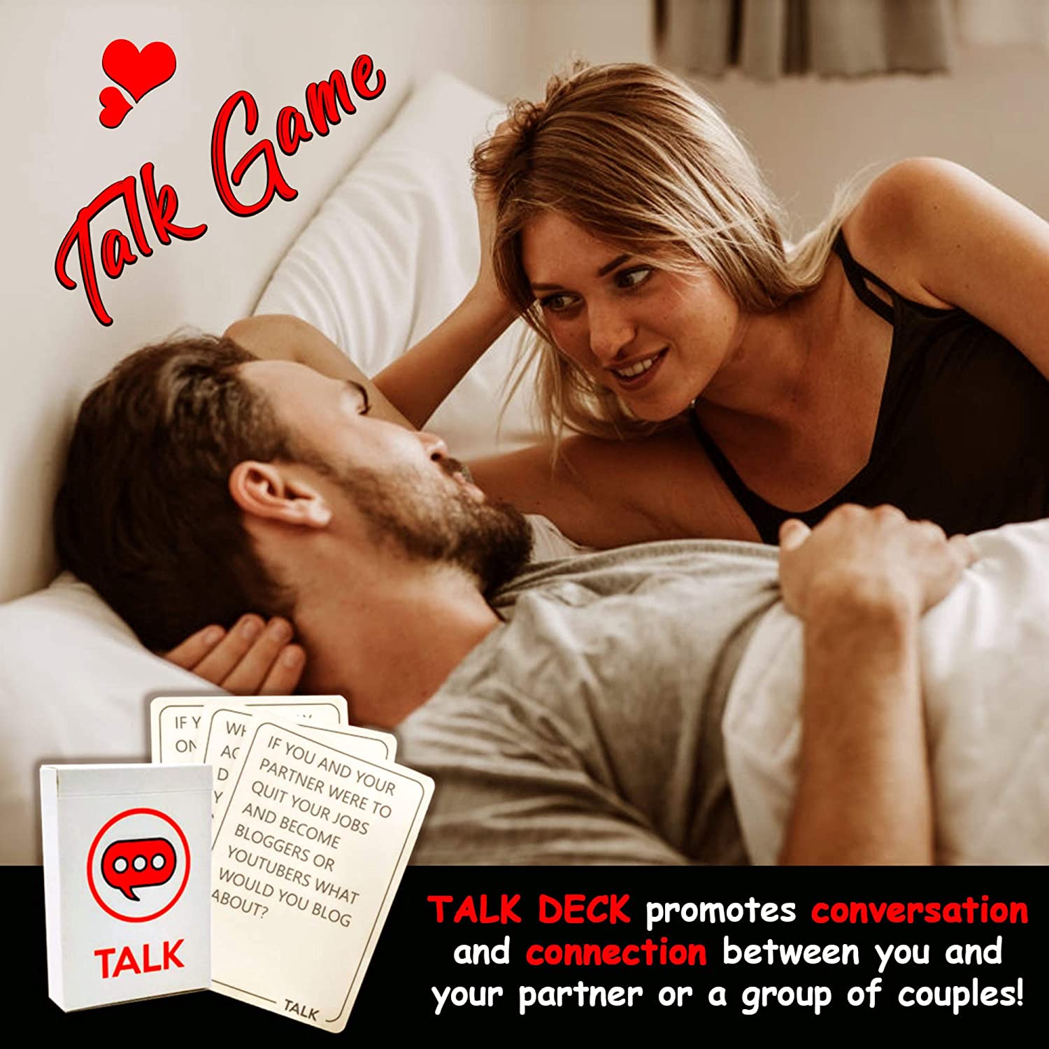 Couple Romantic Card Game Game Deck Talk Or Flirt Or Dare Cards 3