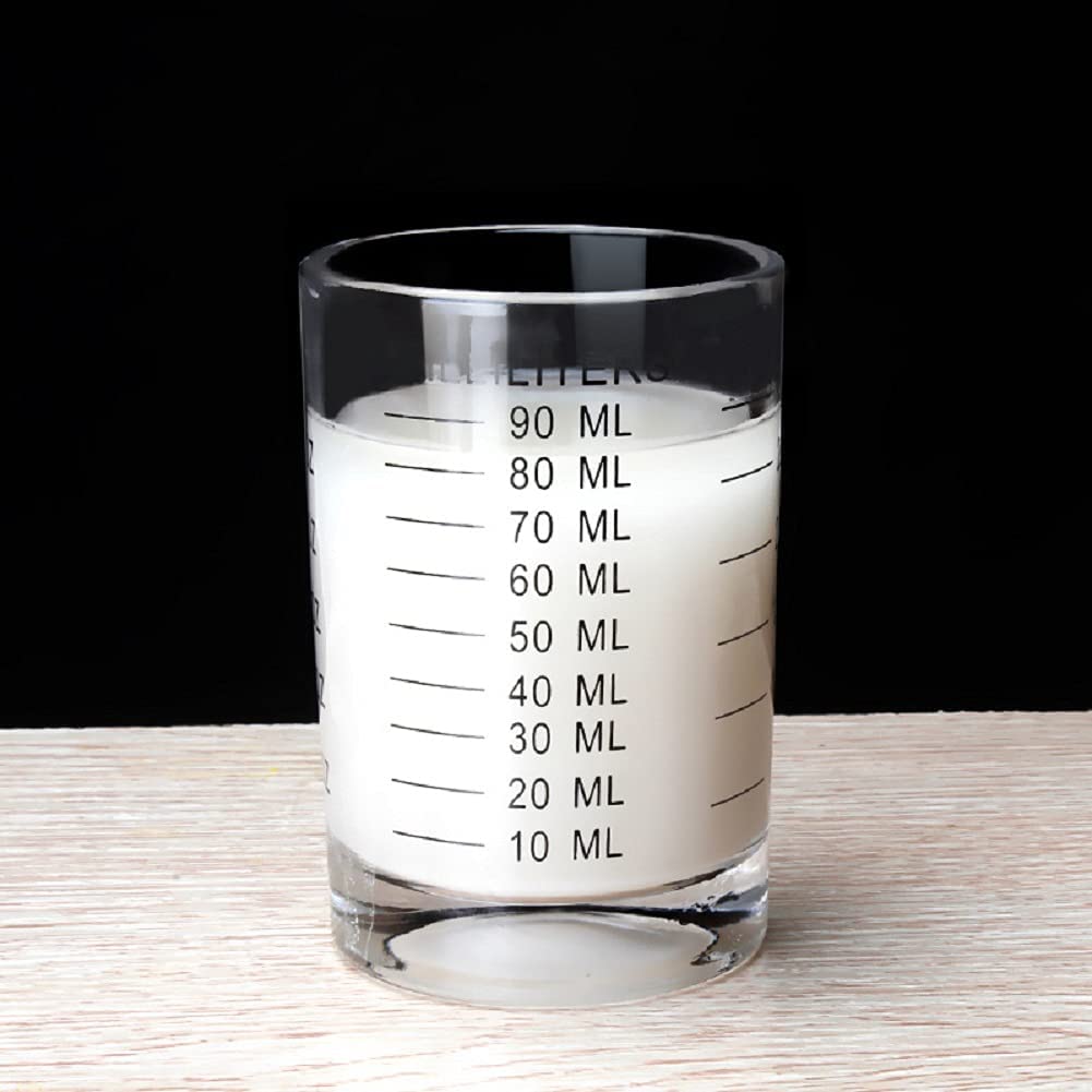 Shot Glass Measuring Cup 3 Ounce/90ML Liquid  