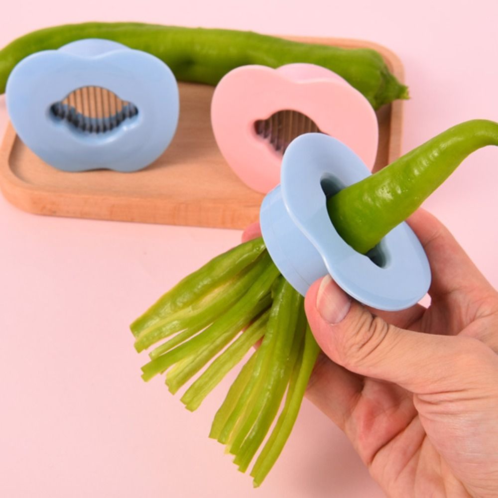 Manual Kitchen Wire Drawing Cutter Tool Peeler Green Onion Shredder Slicer