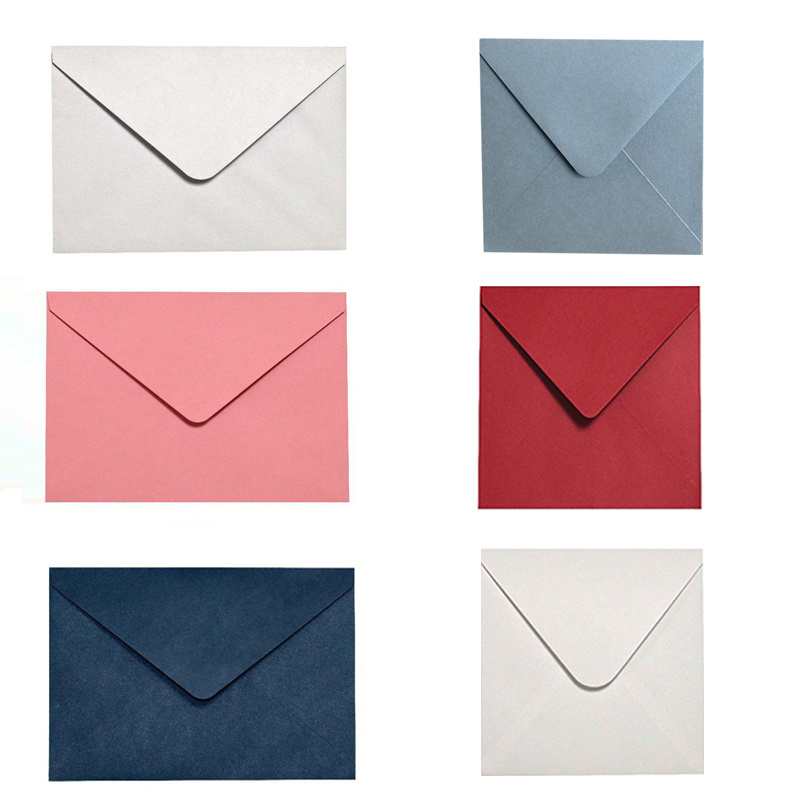 Enveloppe carrée en papier pour documents, personnalisation, 10x10 cm, 100  pièces