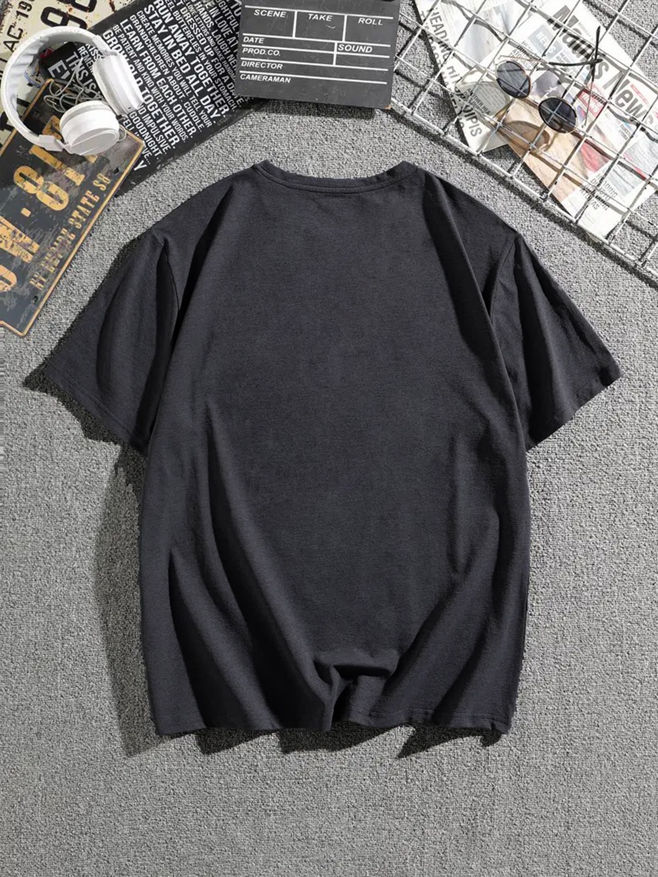 Crinkle Black Oversized Linen Shirt – CAMIXA