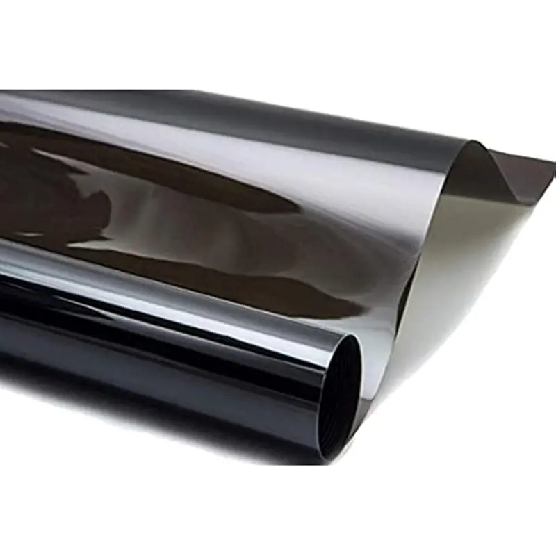 1pc 20inch X 118inch Solar UV Protection Film Sticker, Auto Tint Film  Window Dark Black Car Window Foils Tint Film Glass Car Accessories