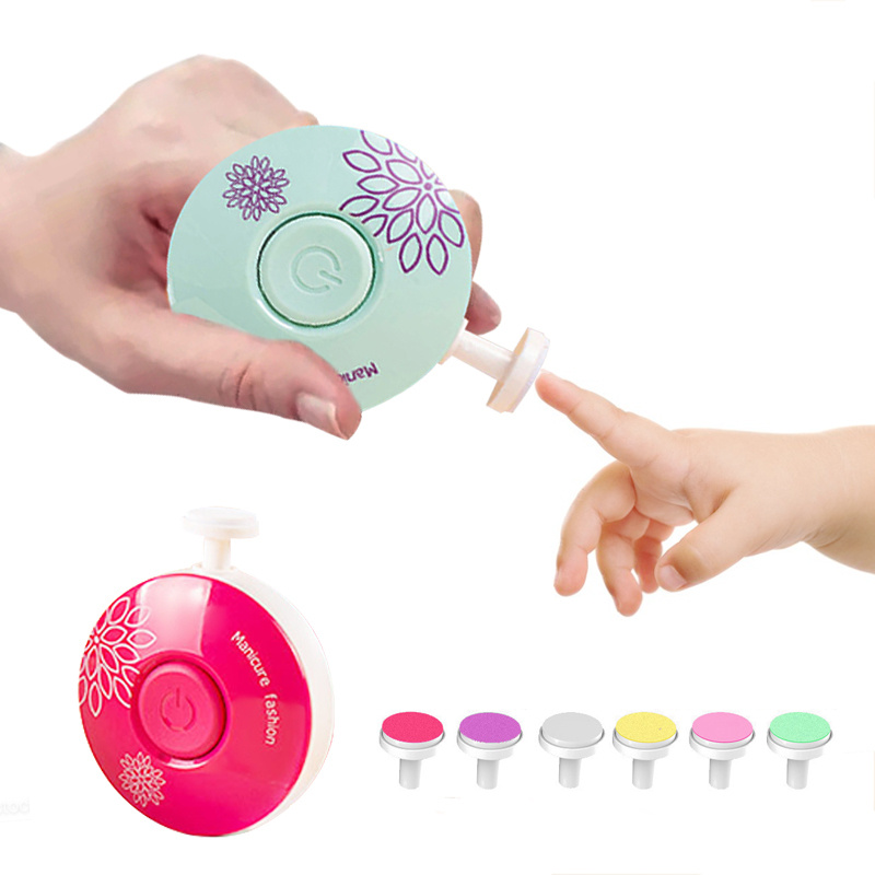 Tondeuse à ongles pour bébé électrique coffre-fort Tondeuses à ongles pour bébé  Kit de lime à ongles pour bébé Ensemble de manucure