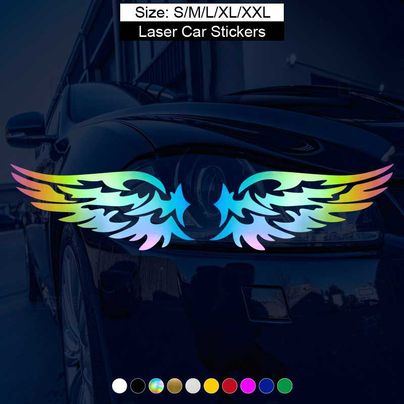 2Pcs Car Windows Sticker Decal Auto Badge Styling Accessories For