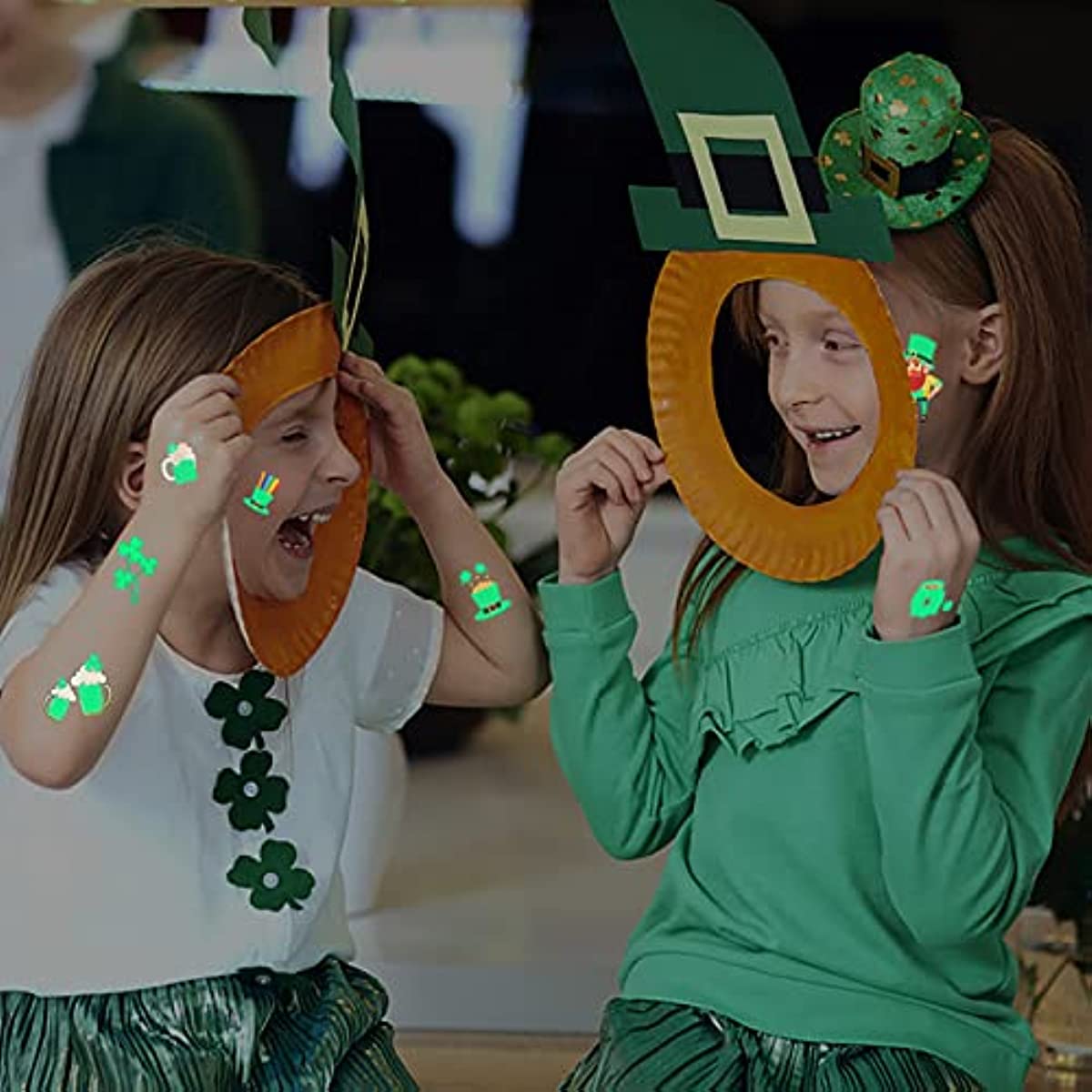 St. Patrick's Day: Lady Leprechaun - Removable Adhesive Decal