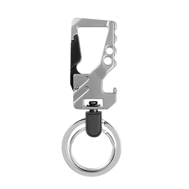 Heavy Duty EDC Key Chain, Zinc Alloy Bottle Opener with 2 Key