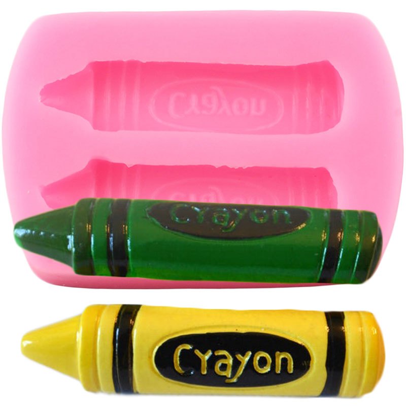 Crayon Molds Silicone, 2PCS Recycling Crayon Molds, Durable Oven