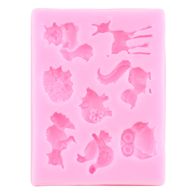 Forest Animals Fondant Molds Zoo Animal Silicone Mold for Chocolate Candy  Gum Paste Polymer Clay Resin Sugar Craft Cake Cupcake Decorating Supplies  (Squirrel Rabbit Sika Deer Hedgehog Mushroom)