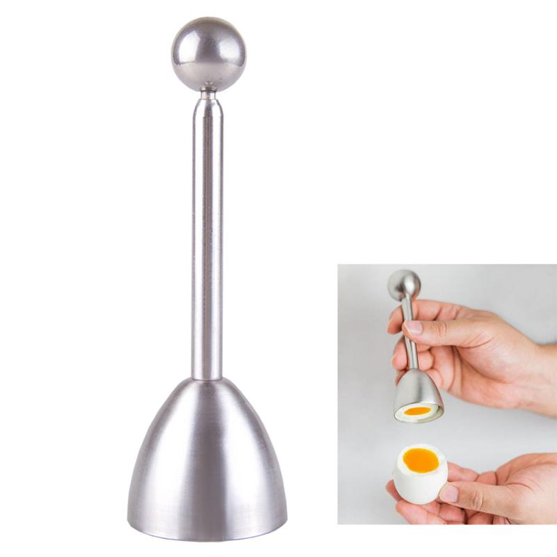 2 Pieces Egg Topper Cutter Stainless Steel Boiled Egg Cutter Cracker Egg  Shell Scissors Opener for Kitchen Tool Supply