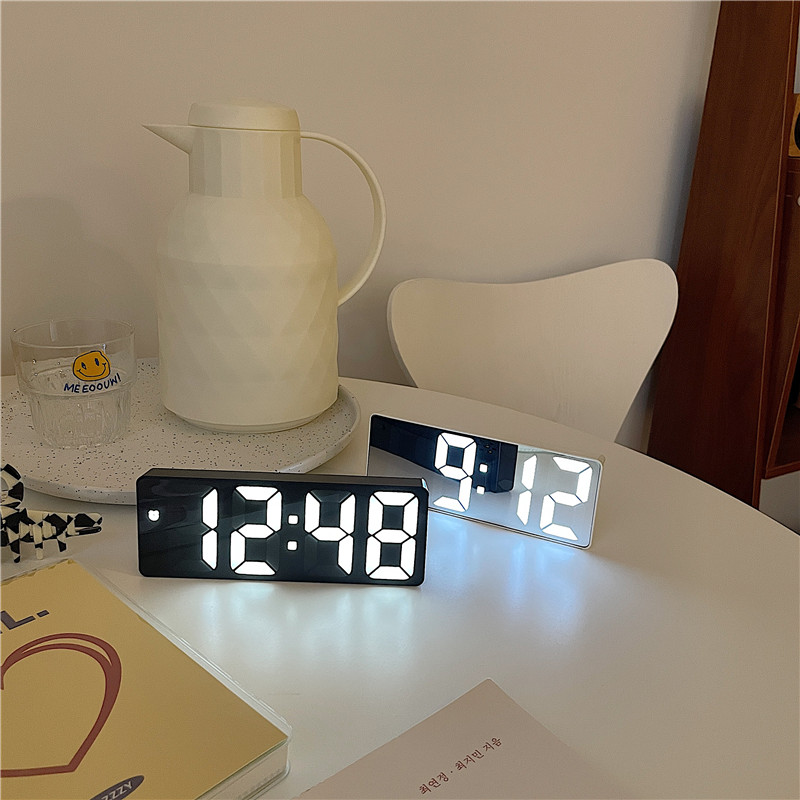 1 pza, Reloj Led Inteligente, Reloj Mesa Control Voz, Relojes Alarma  Digitales Silenciosos Junto Cama, Mesa Escritorio, Despertador, Echa  Vistazo Ofertas Hoy Ahora