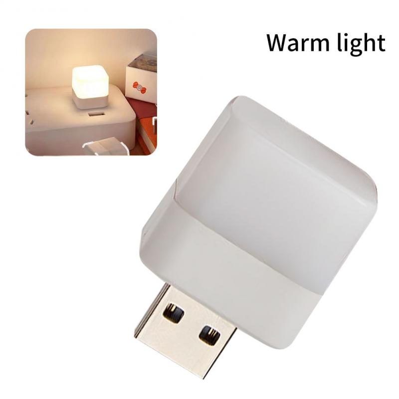 Acquista Mini luce notturna a LED Power Bank ricarica luci da libro USB  piccola lampada da lettura rotonda da scrivania lampadina lampada  ricaricabile lampada USB