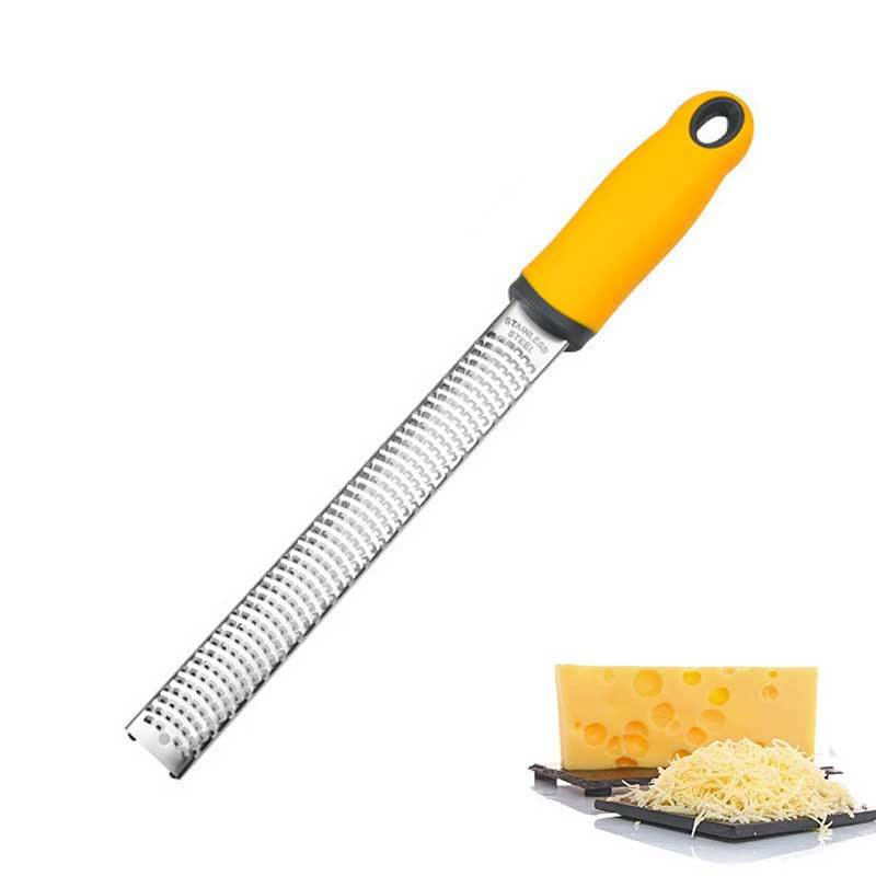 Lemon Zester & Cheese Grater - Parmesan Cheese, Lemon, Ginger, Garlic,  Nutmeg, Chocolate, Vegetables, Fruits - Kitchen Tools