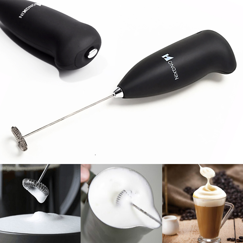 Electric Frother Milk Mixer Drink Foamer Handheld Coffee Eggbeater Whisk  Stirrer