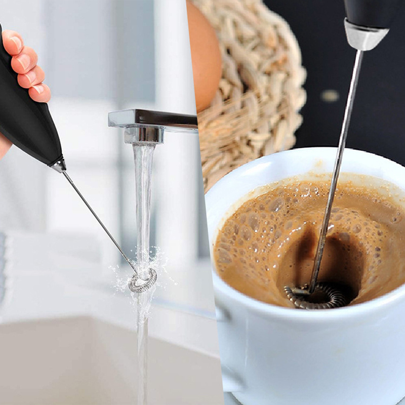 Electric Egg Beater Frother Foamer Milk Drink Coffee Whisk Mixer Mini  Portable Blender Kitchen Whisk Tool