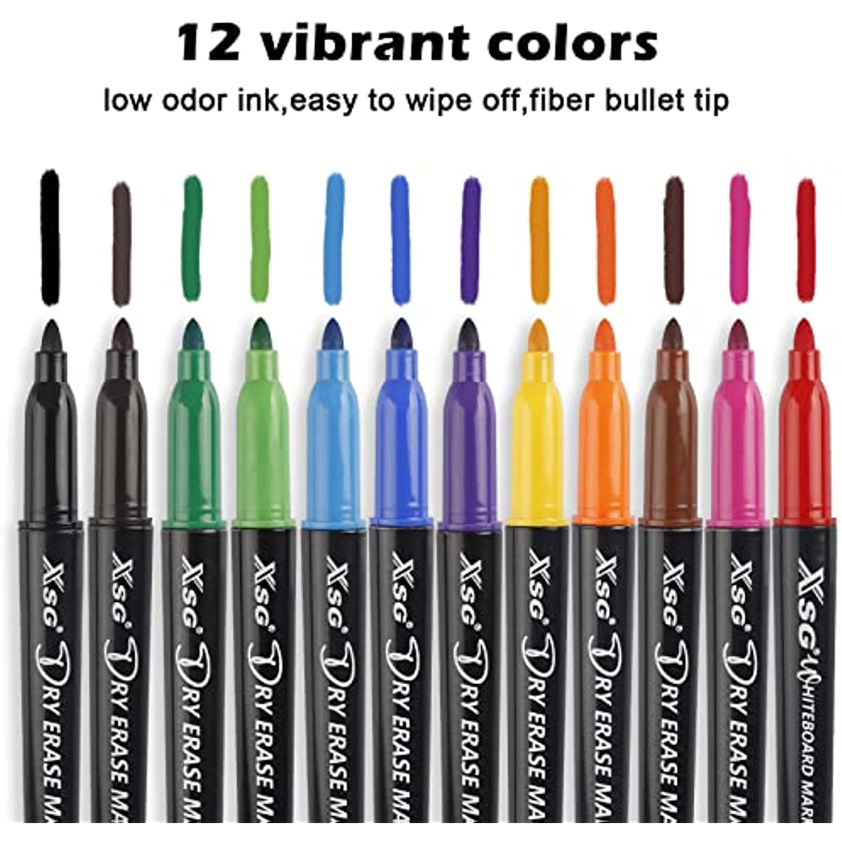 15 Pcs White Board Markers Dry Erase Whiteboard Markers - Temu