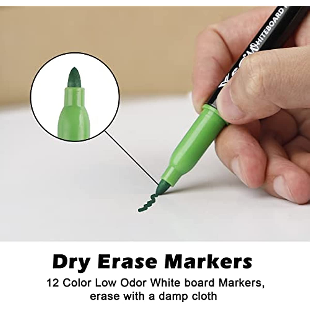 15 Pcs White Board Markers Dry Erase Whiteboard Markers - Temu
