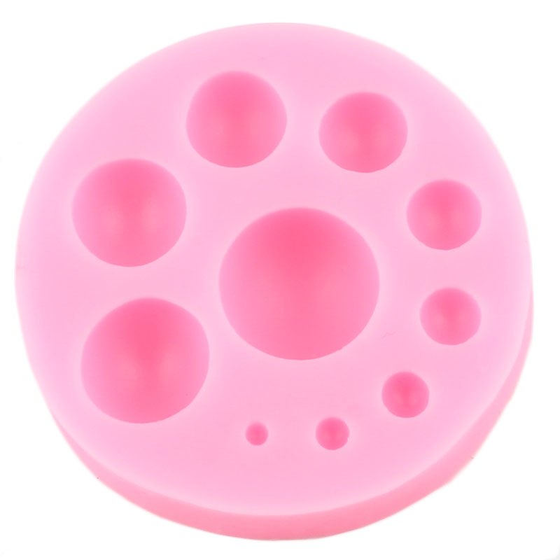 Sugar Craft Circle Silicone Mold Fondant Mold Baby Birthday - Temu