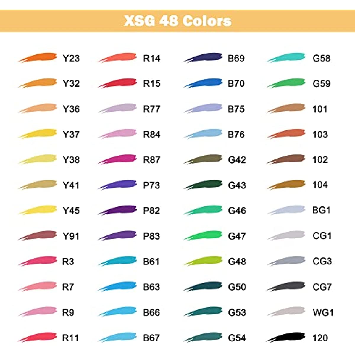 Xsg 80 Colors Alcohol Brush Markers Dual Tip Artist Brush - Temu