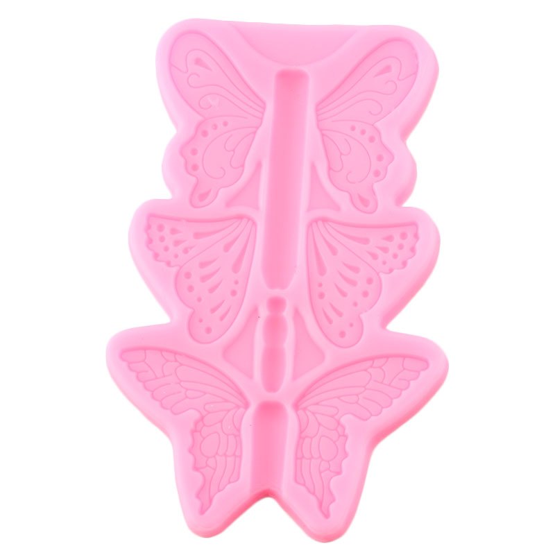 1pc Butterfly Silicone Mold Chocolate Fondant Mold Wedding Cake Decorating  Tool Cupcake Top Mold Polymer Clay Candy Mold