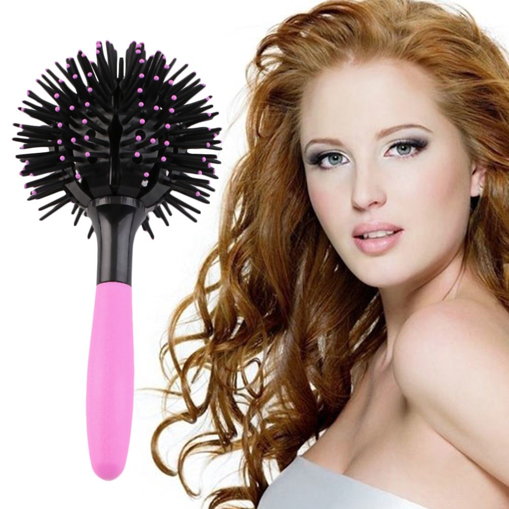 Round Hair Brush Hair Comb Salon Make Up Ball Styling Tools Detangling  Hairbrush Heat Resistant Women Comb - Beauty & Personal Care - Temu