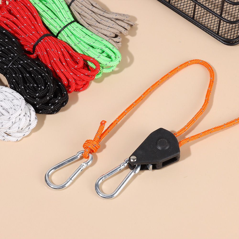 1pc Windproof Pulley Ratchets, Heavy Duty Rope Clip Hanger, Lifting Pulley  Lanyard Hanger, Kayak Canoe Boat Reflective Rope Lock Tie Down Strap, Today's Best Daily Deals