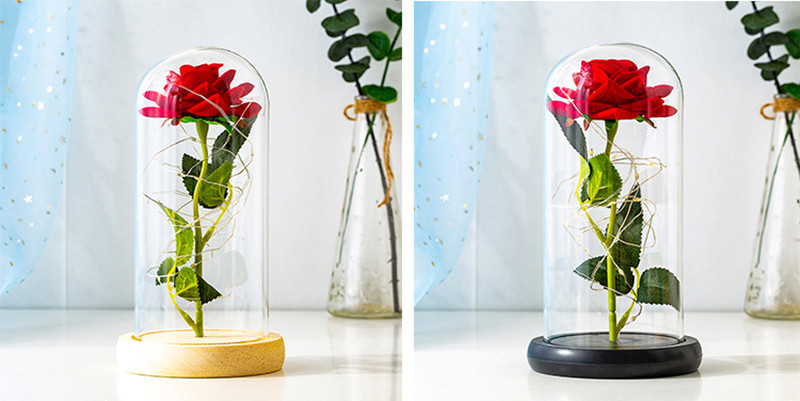 A Luminous Valentine's Day Gift 2-in-1 Rose Flower LED Light and Speak –  BARBARA DOLCE