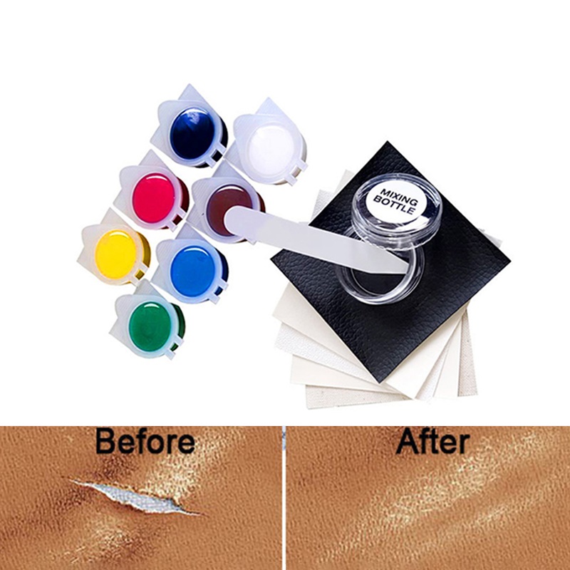 Luduo Vinyl Liquid Leather Repair Kit Glue Paste Car Seat Skin Repair  Refurbish Clothing Shoes Boot Fix Crack With 10pcs Patch - Leather &  Upholstery Cleaner - AliExpress