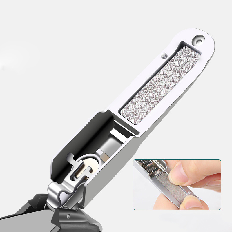 German Nail Clipper With File Adult Thick Toenail Fingernail Anti-splash  Large Nail Clipper Set - Temu