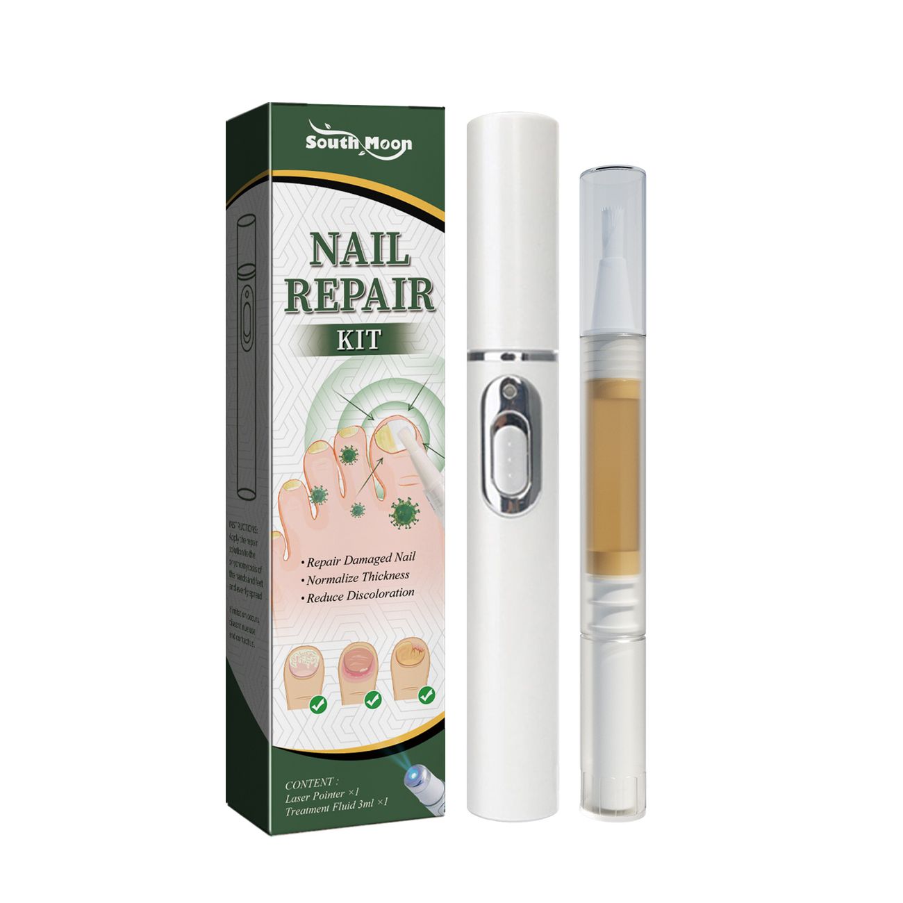 Cleaning Nail Polish Kit Make The Nail Thick Shiny And Health Effectively  Solve The Problem - Beauty & Personal Care - Temu Canada