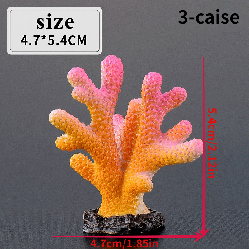  Coral Reef Decor, Mini Faux Coral Decor For