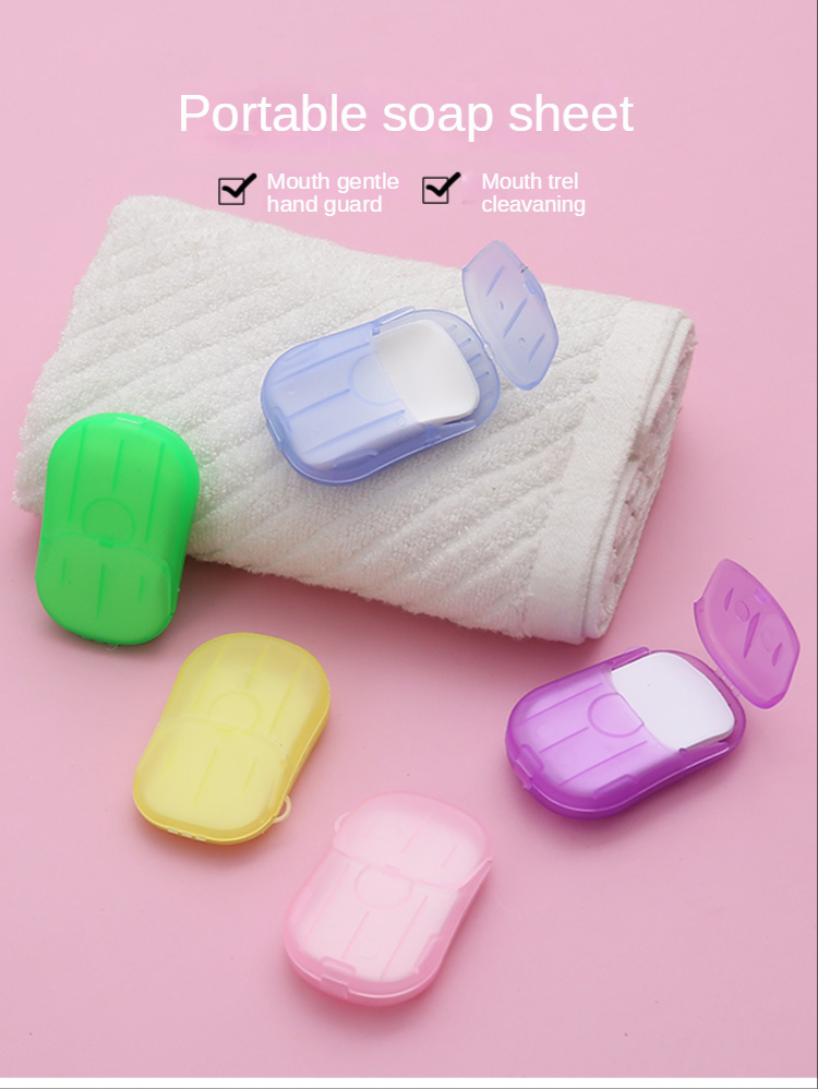 4 Packs Box 80sheets Portable Disposable Travel Hiking Washing Hand Bath  Toiletry Paper Soap Sheets - AliExpress