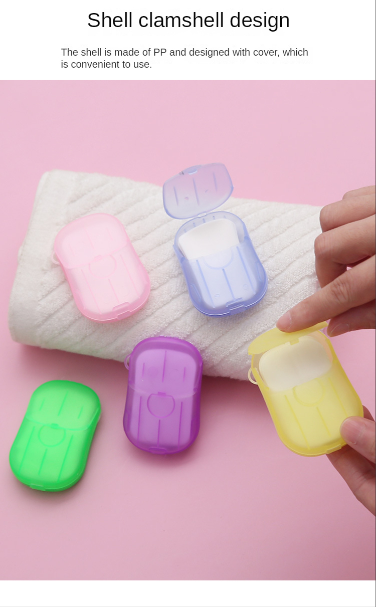 Travel Disposable Soap Sheets Boxed Soap Paper Portable Hand - Temu