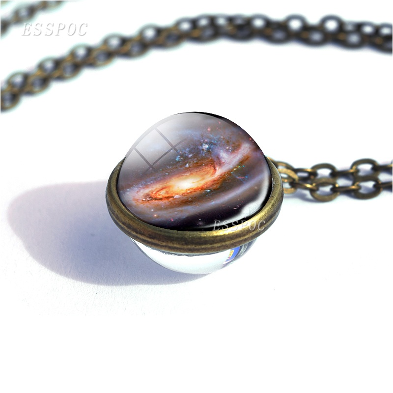 Space Universe Necklace Jewelry for Women Goth Vintage Fashion