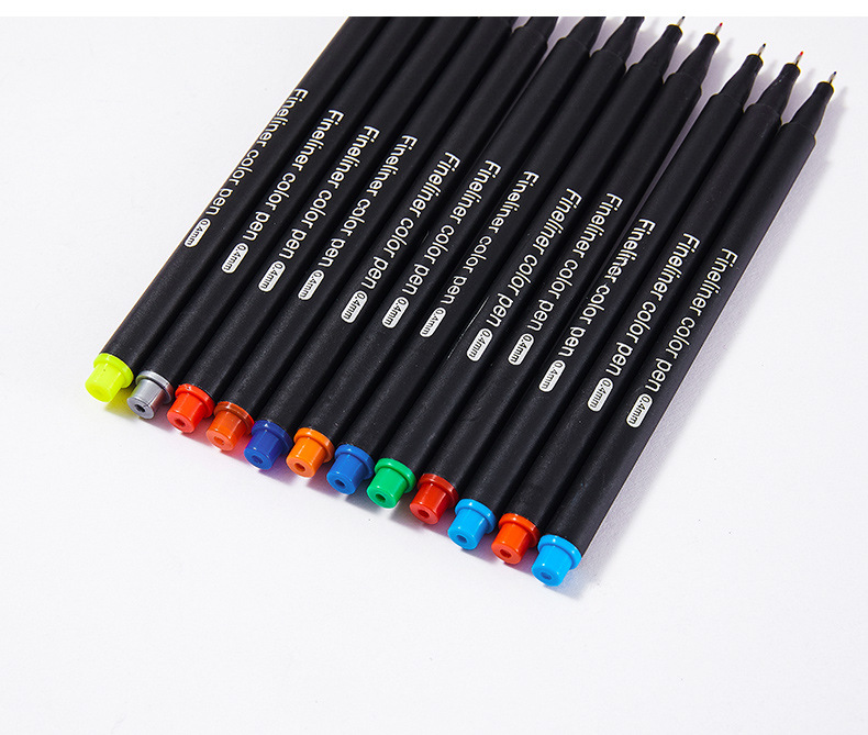 Fineliner Pens, 24 Colors Fine Tip Colored Writing Drawing Markers Pens  Fine Line Point Marker Pen Set for Journaling Planner Note Calendar  Coloring