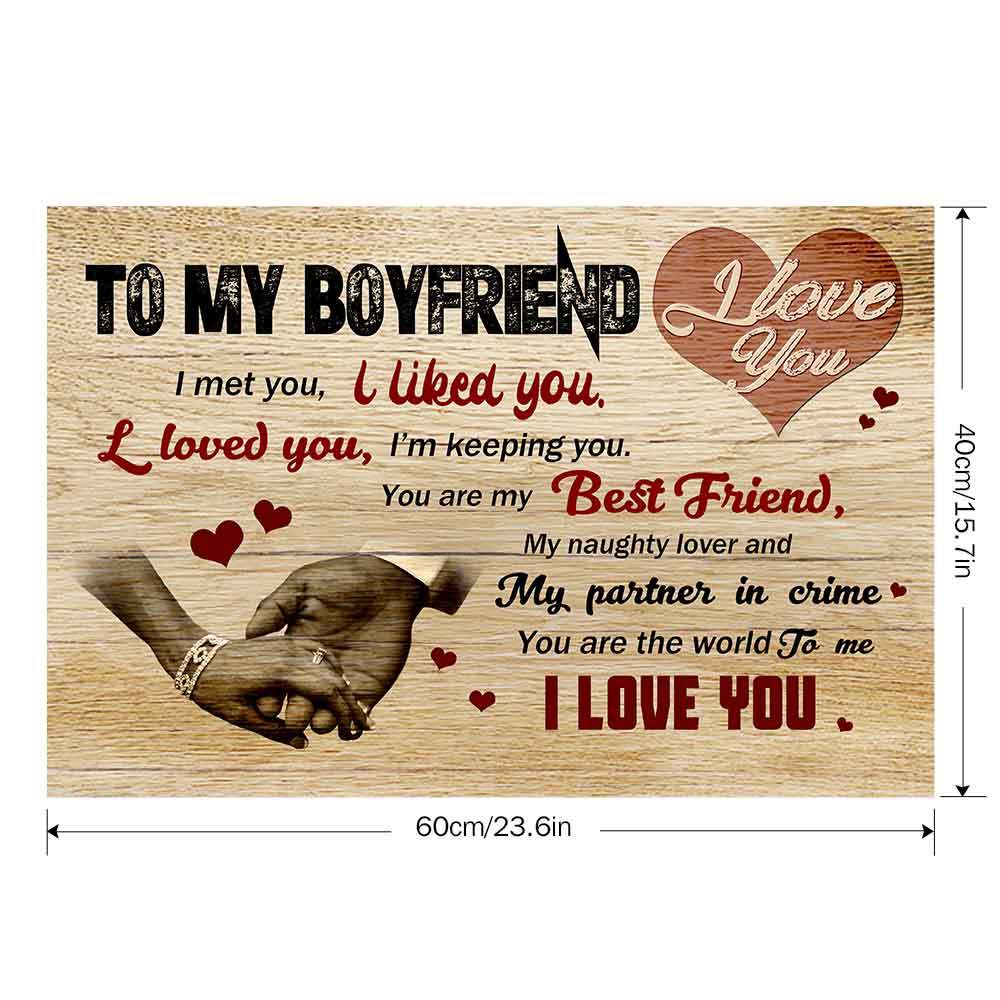 Valentine s Day Gift Boyfriend Canvas Wall Art Painting Temu Canada