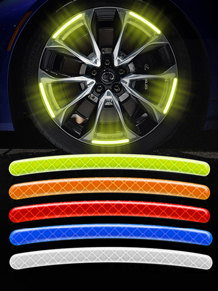  NightStk 20 pegatinas reflectantes para cubo de rueda de  Chevrolet, decoración reflectante luminosa, universal para coche, vehículo  y camión : Automotriz