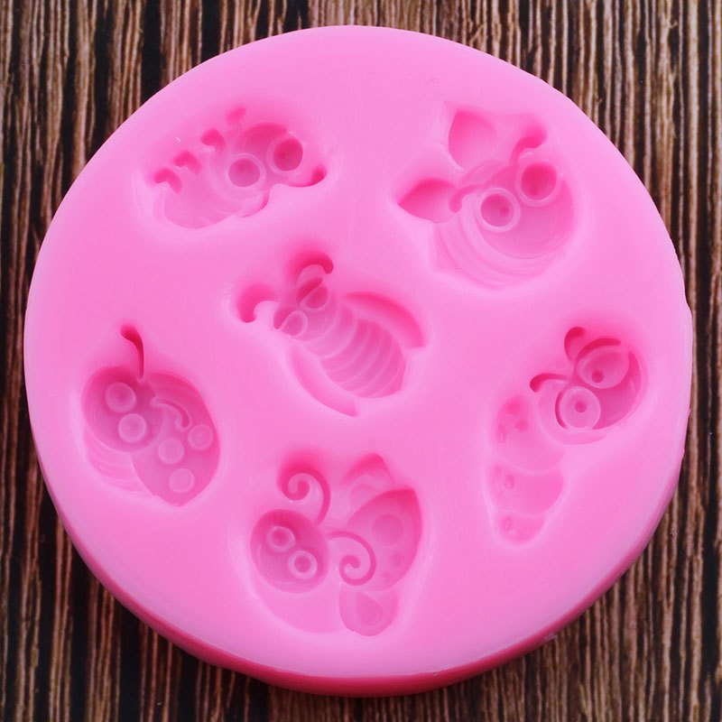 3D Bumble Bee Silicone Mold Bee Chocolate Fondant Molds DIY Cake Decorating  Tools Cupcake Topper Candy Polymer Clay Resin Moulds