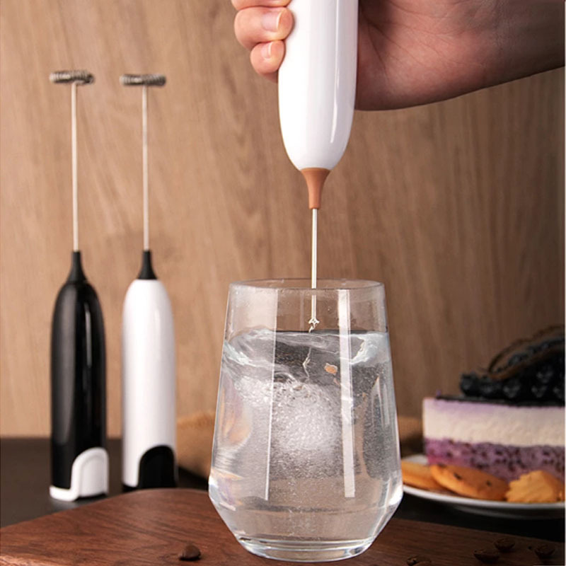 Electric Milk Frother Egg Beater Kitchen Drink Foamer Whisk Mixer Stirrer  Coffee Cappuccino Creamer Whisk Frothy Blend Whisker