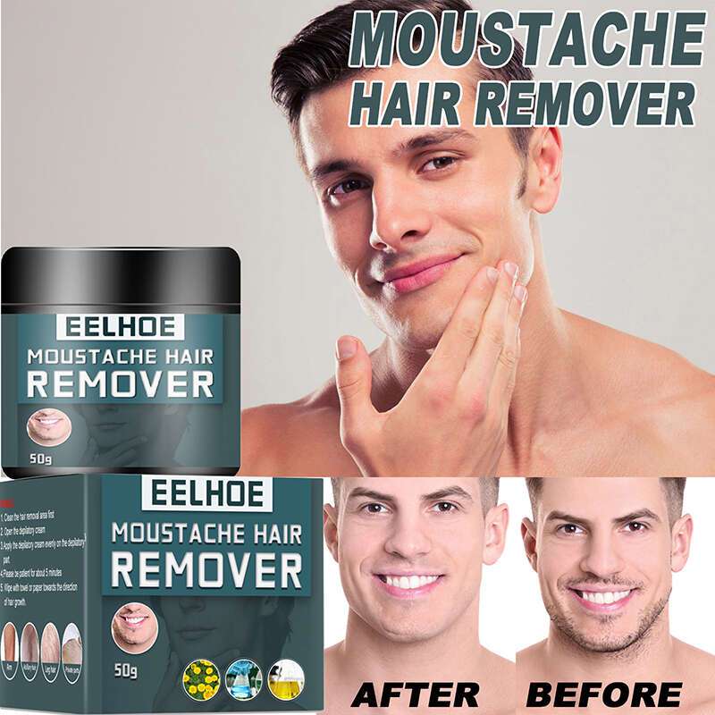 Men's Facial Hair Removal Cream For Beard Chin Hairline Underarm Chest Back  Legs Arms Depilatory Cream Prevent Hair Growth | Don't Miss These Great  Deals | Temu