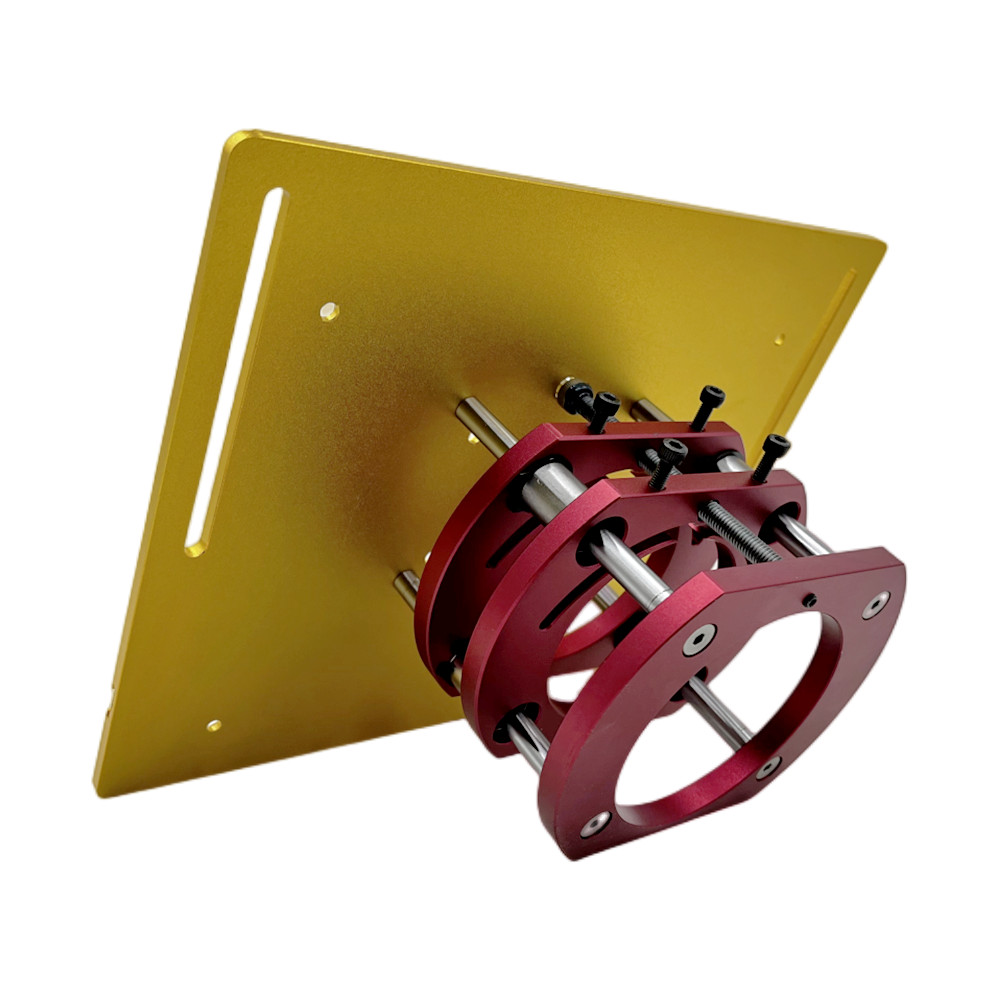 65毫米直径电机适用 铝制铣刀板套装 木工铣床工作台 修边雕刻机 商品详情 3