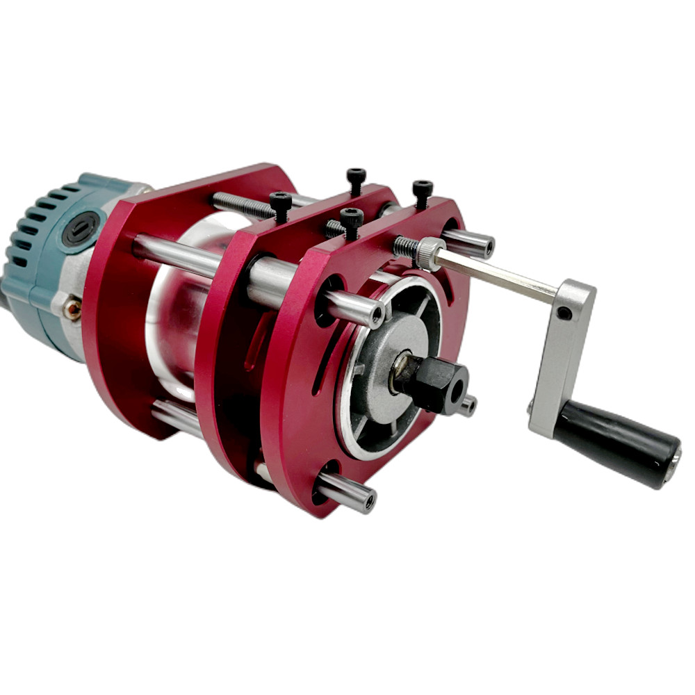 65毫米直径电机适用 铝制铣刀板套装 木工铣床工作台 修边雕刻机 商品详情 8